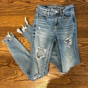 American eagle next level stretch jeans size 000 regular ***SEE SIZE 000***